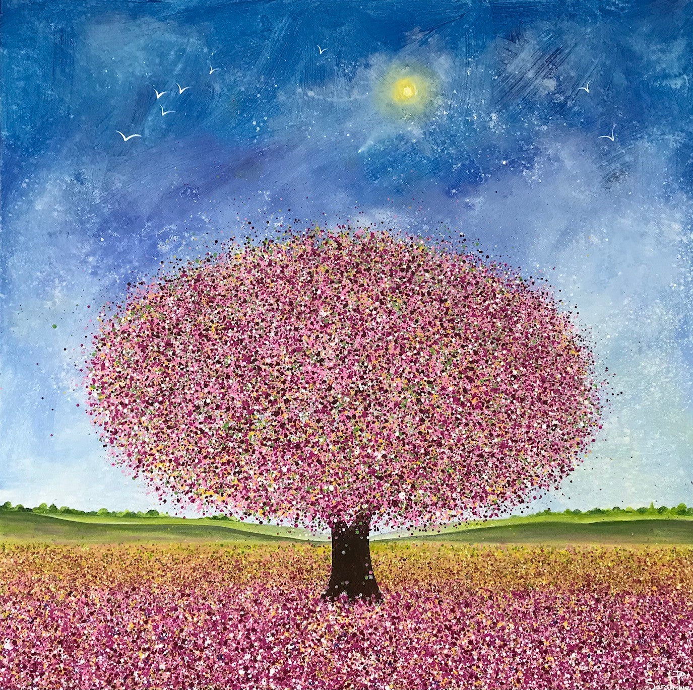 "White Wings and Spring Blossom"- Sarah Pye