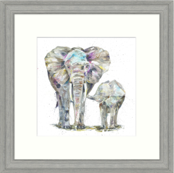 “Elephant And Baby” By Nicola Jane Rowles