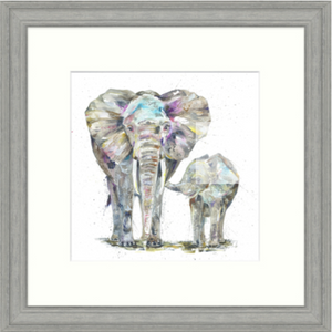 “Elephant And Baby” By Nicola Jane Rowles
