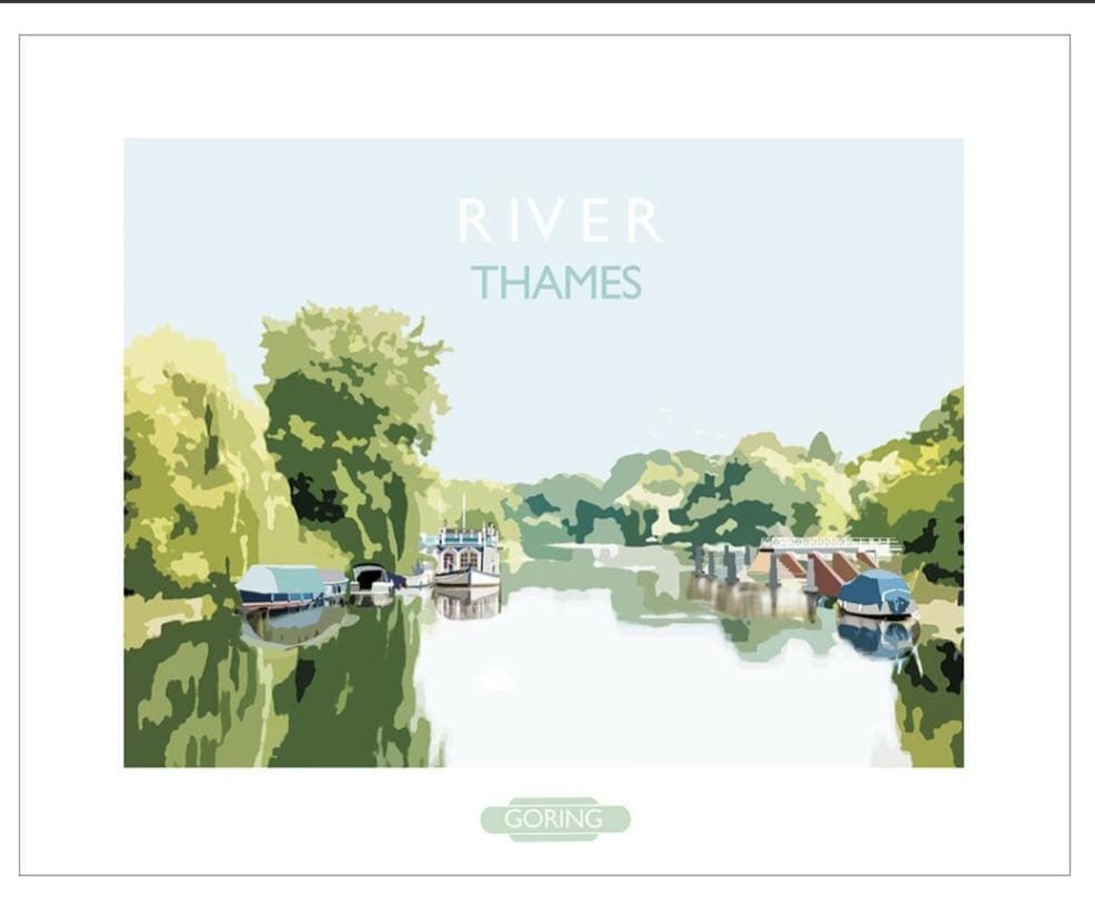 "River Thames Goring" - Jean Ince