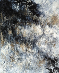 "Snowy Hillside"-  Oil on Canvas 46 x 56 cm
