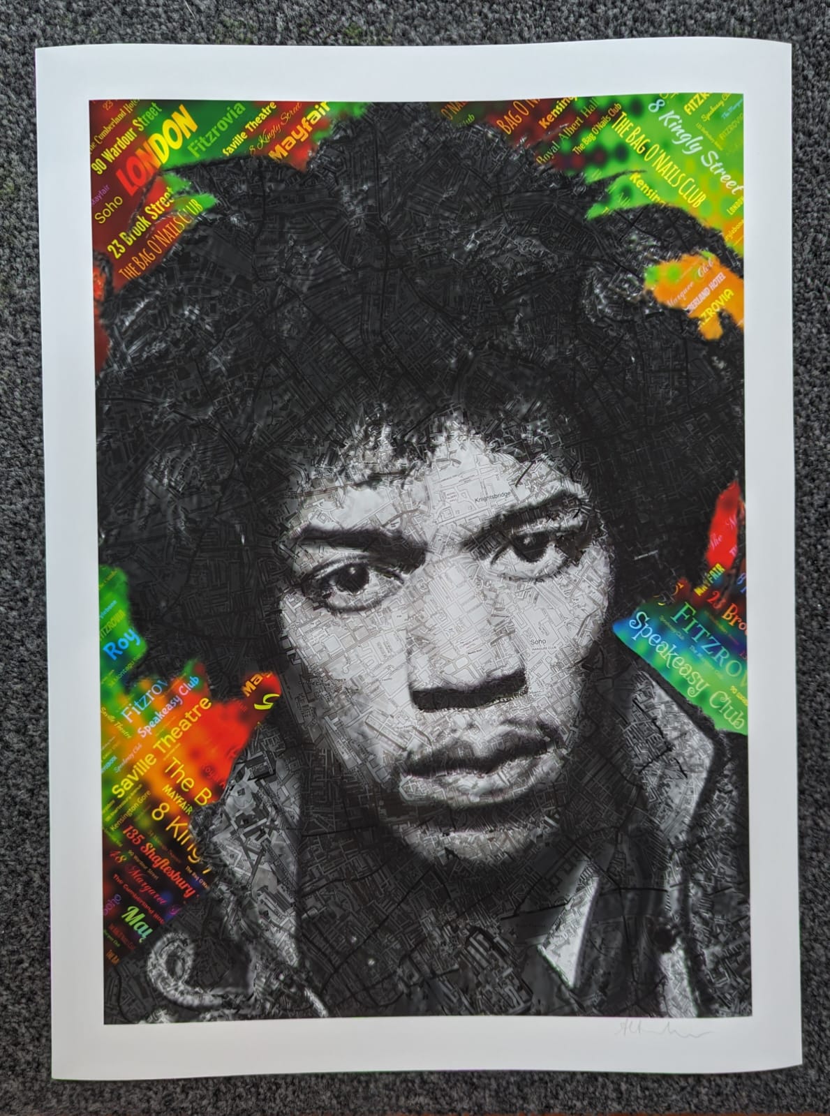 "Jimi Hendrix in London" by Amelia Archer