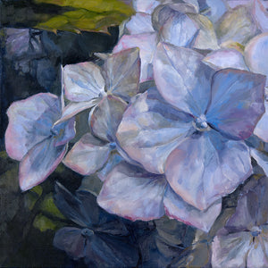 "Blue Hydrangea, Evening"- Jenny Fay