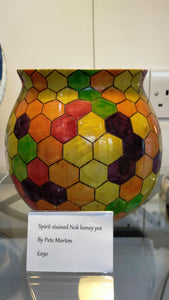 "Honeycomb pattern Nok Pot"  by Pete Morton