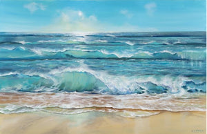"Seas at St Ives" - Carolyn Tyrer