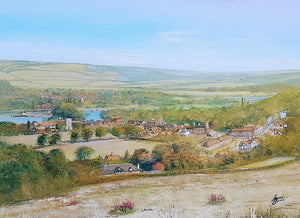 Streatley from Lardon Chase by Howard Birchmore