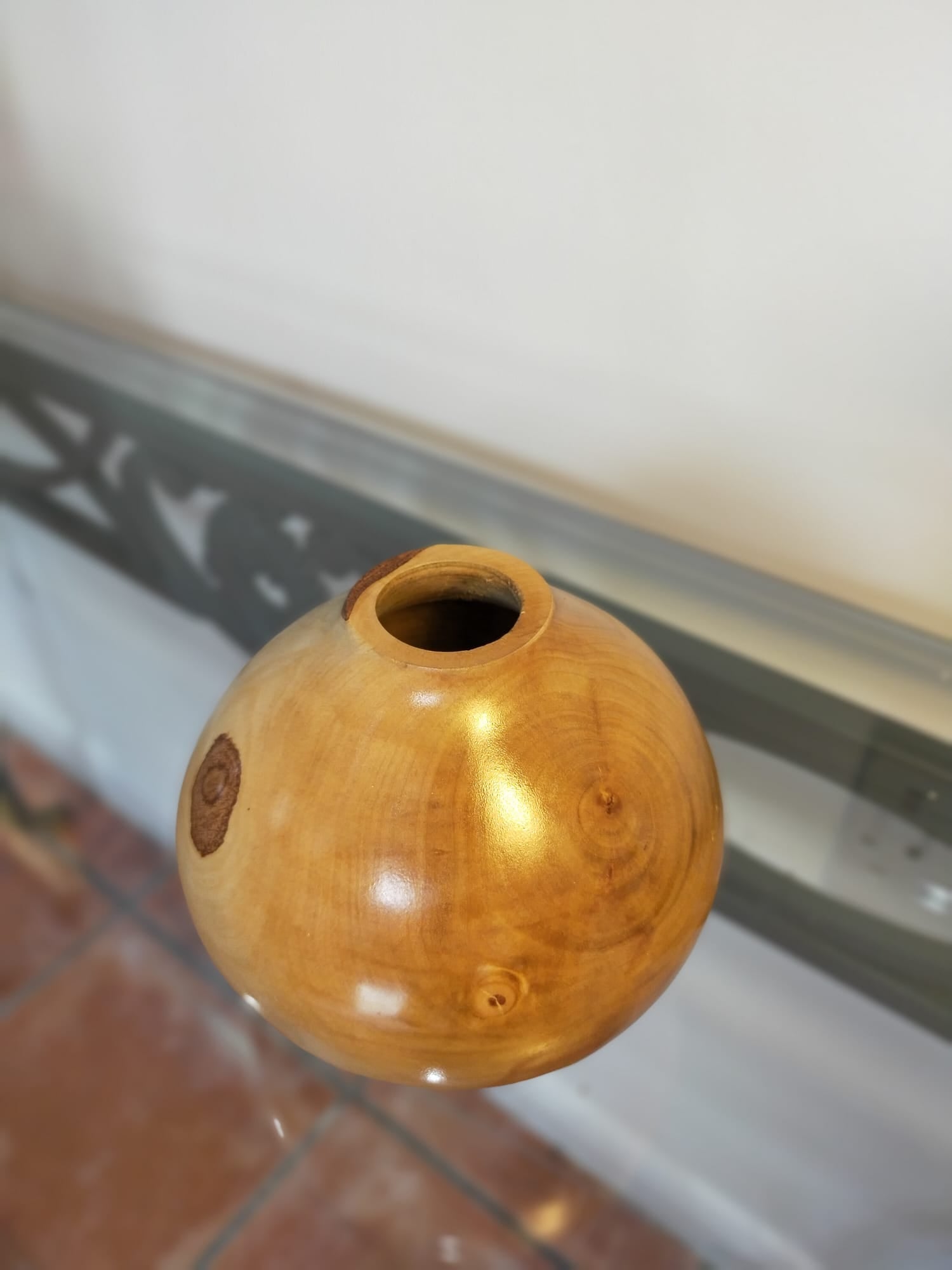 "Small Sycamore Dancing Pot"- Pete Morton