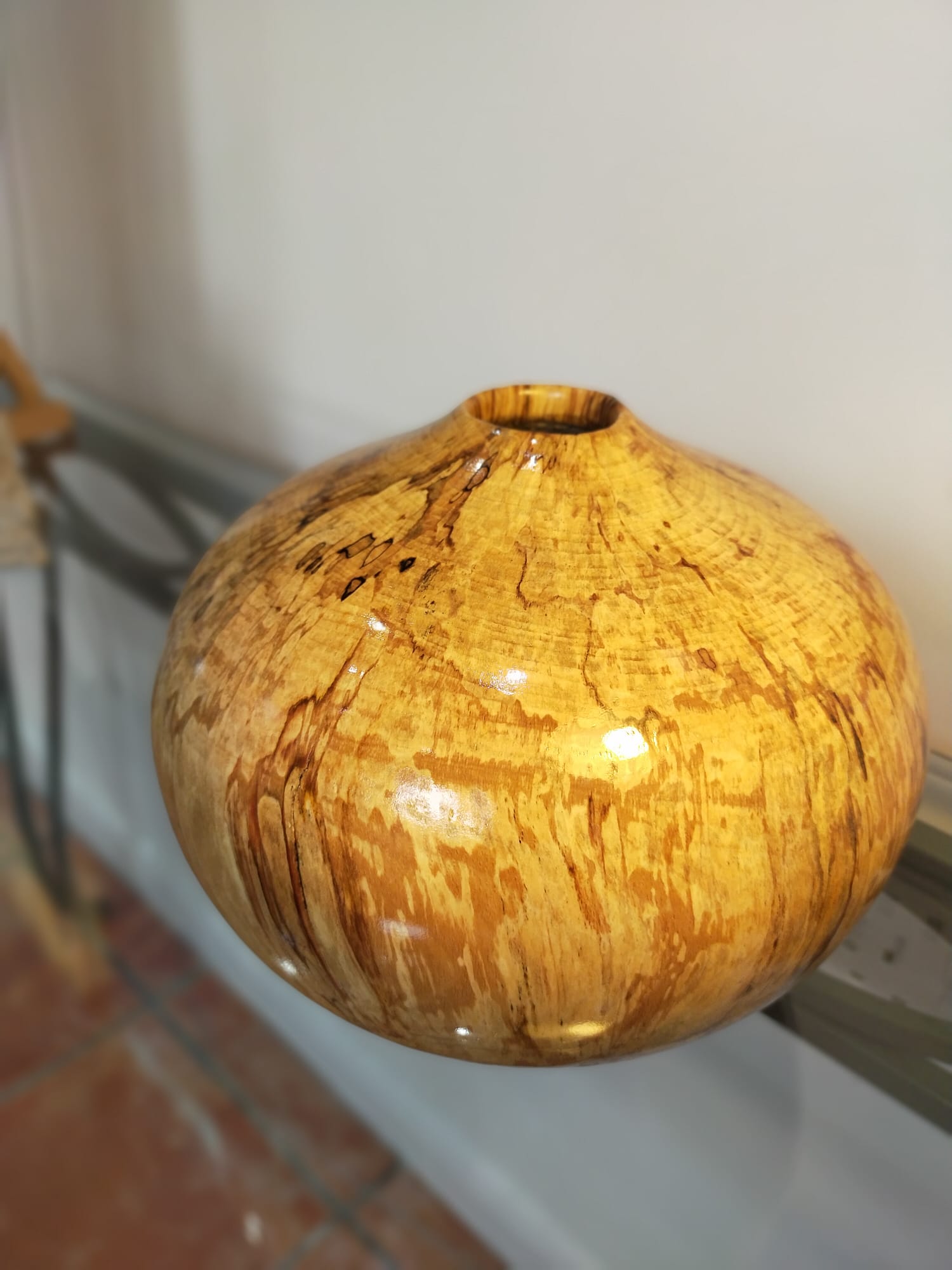 "Spalted  Wood Vessel"- Pete Morton