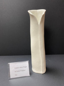 White Vessel - Ceramic by Robert Pickford
