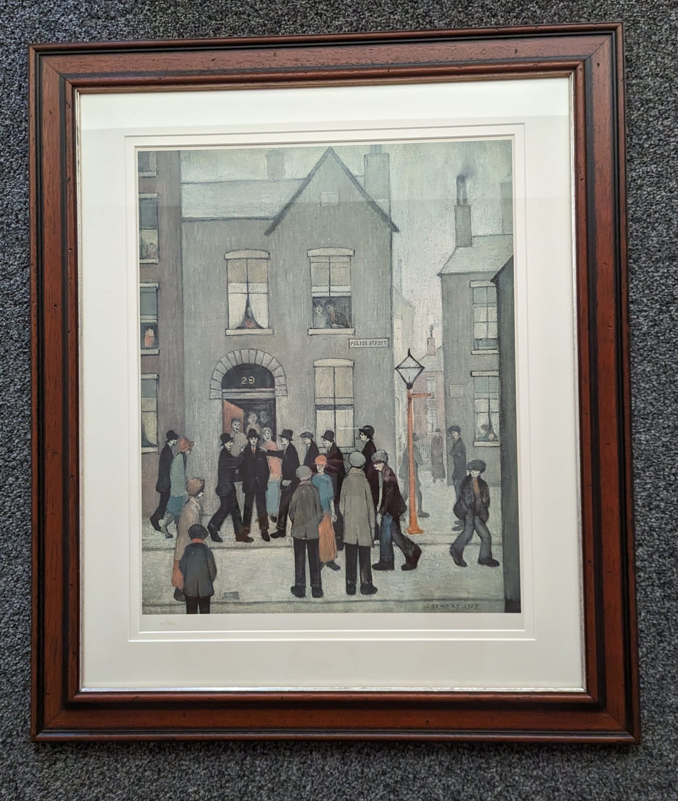 The Arrest by LS Lowry